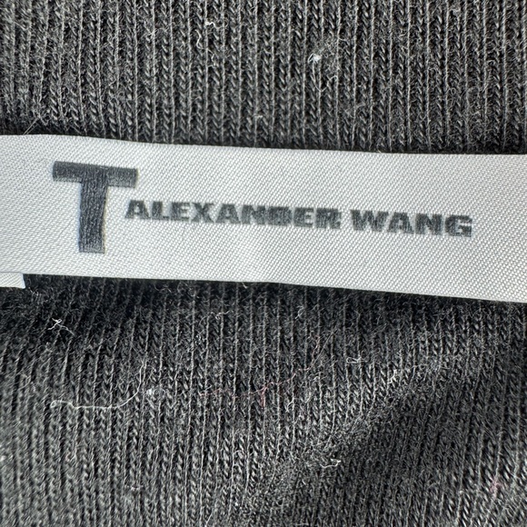 T by Alexander Wang Circular Hole Jacquard Pencil Skirt - Picture 4 of 6